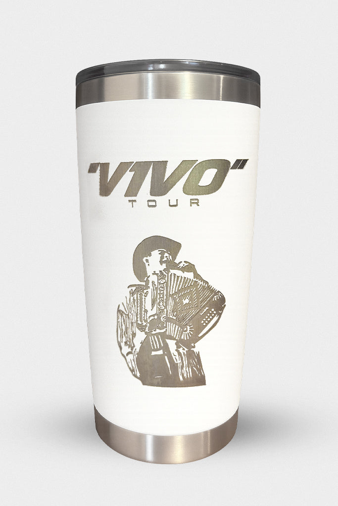 Termo Vivo Tour Blanco