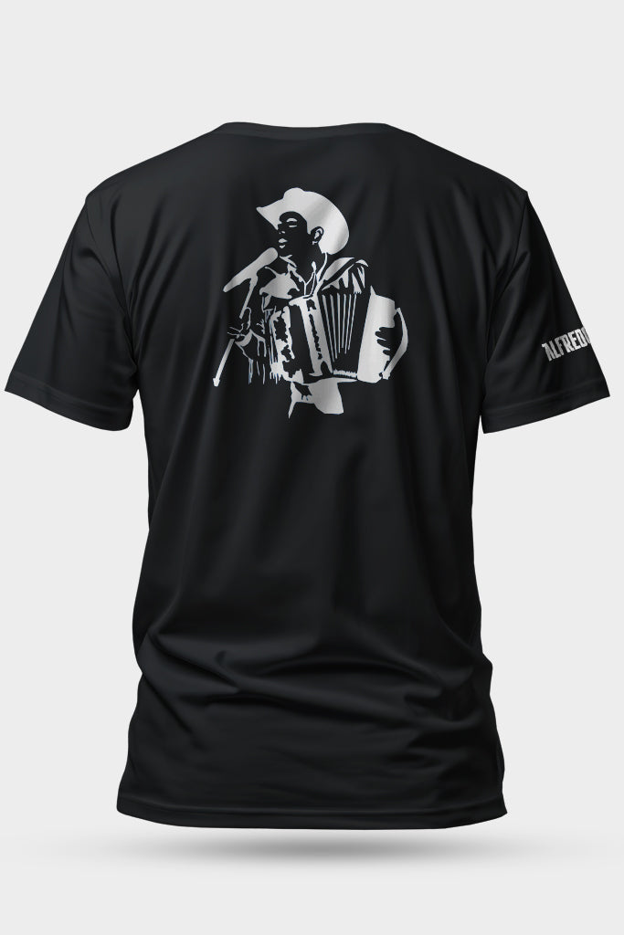 Playera AO Silueta Blanca Premium