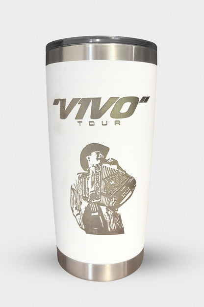 Termo Vivo Tour Blanco