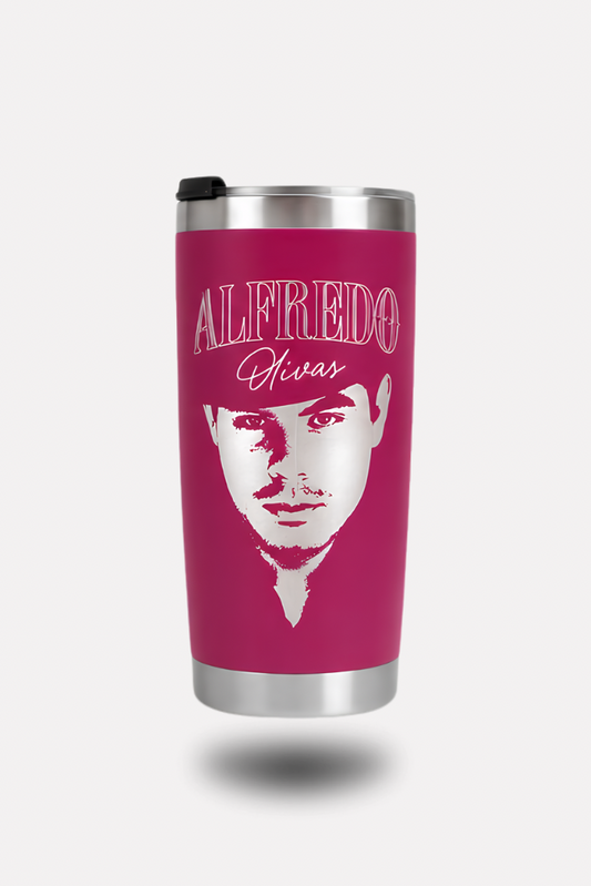 Termo Alfredo Olivas Rosa - Mercancía Oficial Alfredo Olivas